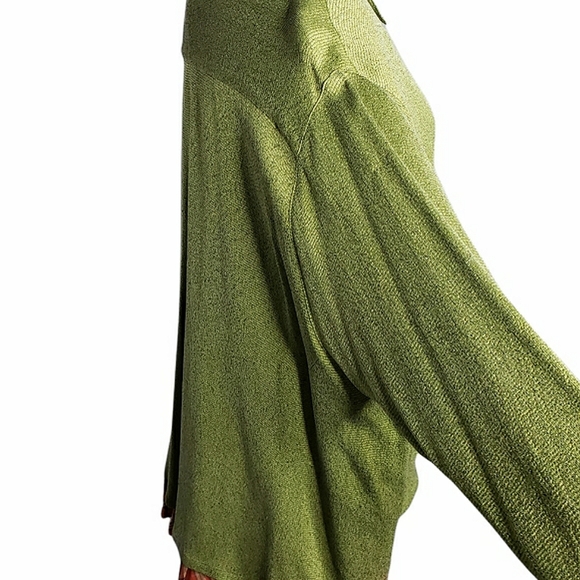 Vintage Lagenlook Aysemetrical Art to Wear Big Shirt Cape Drape Carole Thomkins - Picture 8 of 15